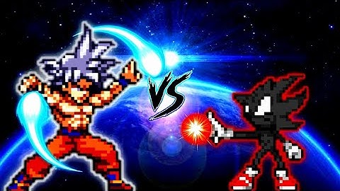 Goku Monkey King V3 OP (all form ) VS Dark Sonic V4 OP in Jump Force Mugen