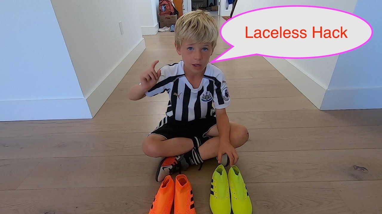 laceless soccer cleats youth