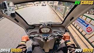 ELECTRIC CARGO : POV DRIVE | The Mini Vehicle Drive Experience | #ev #cargo #povdrive #asmr