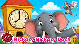Hickory Dickory Dock 🐭🐘 | EduFam Fun Nursery Rhymes for Kids
