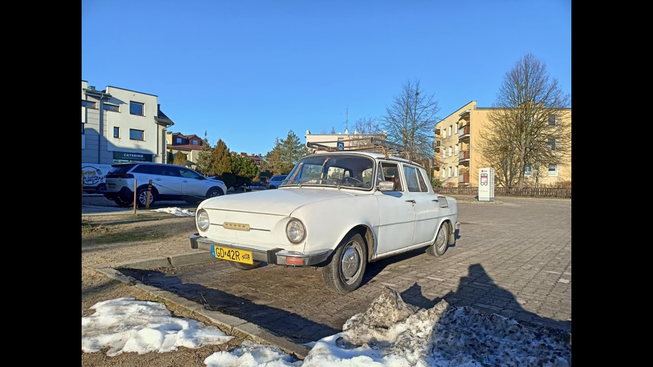1971 Skoda S100 Cold Start -10°C