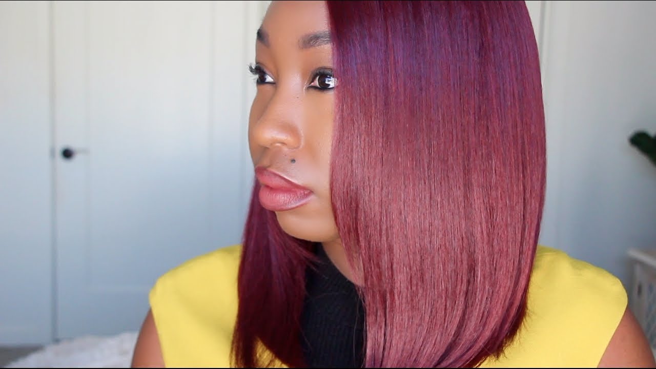 MAGENTA RED WIG | BOBBI BOSS ARIANO - YouTube