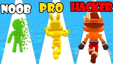NOOB vs PRO vs HACKER - Pixel Rush