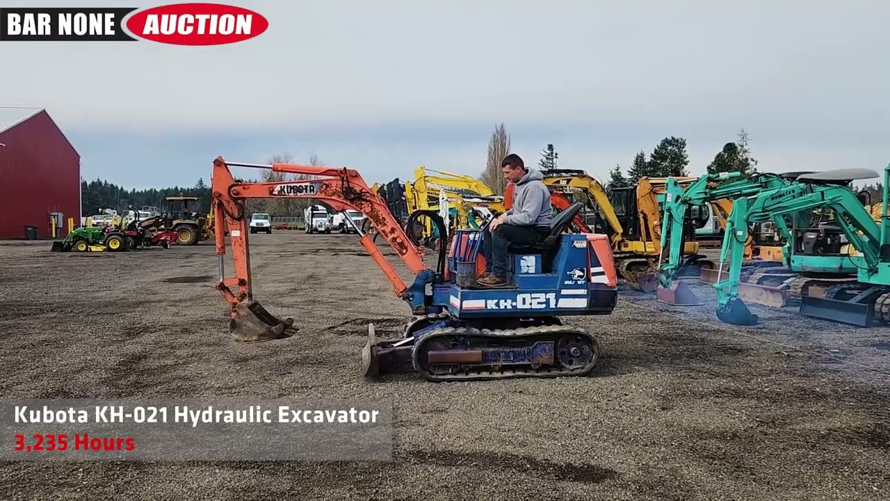 Kubota KH-021 Hydraulic Excavator - YouTube Kubota KH-021 Hydraulic Excavator - YouTube
