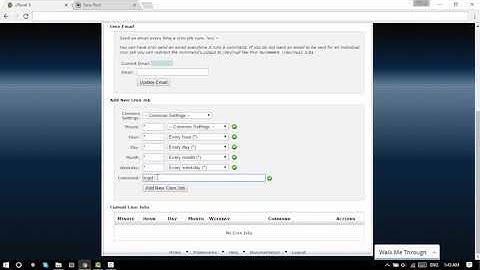 NextPost  Tarefas agendas do Cron cPanel