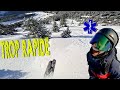 Normes chutes en poudreuse la blessure  ski vlog 39