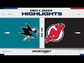 NHL Highlights | Sharks vs. Devils - December 1, 2023