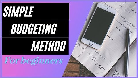 Simple Monthly Budget for Beginners | Step by step guide | Free template