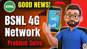 Good News 😲BSNL 4G Network problem solve 😊.In Old tower  repair work Started by BSNL. #bsnl #problem