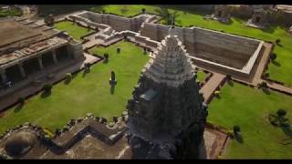 top of ancient Hindu temple(gopura,tower)// FREE STOCK FOOTAGE screenshot 1