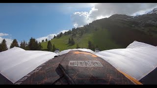 FRED & VINCE -- Wingsuit BASE jumping at home (La Clusaz, France)