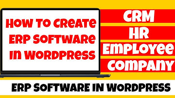 How To Create ERP Software In Wordpress Without Any Programming | By Websblog | In Hindi