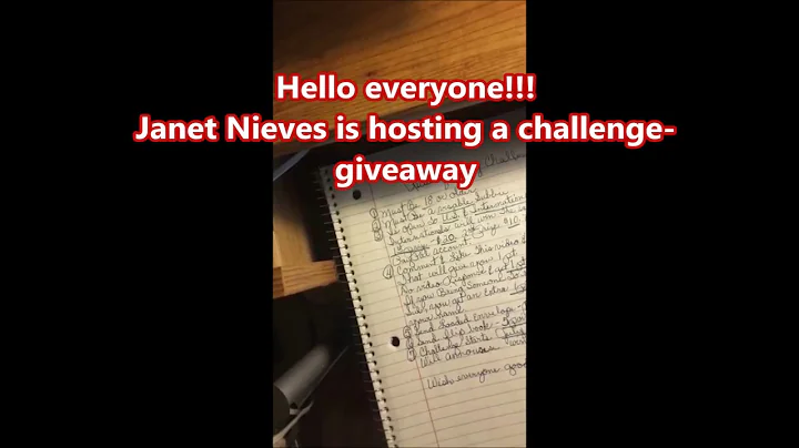 VR for Janet Nieves challenge/giveaw...