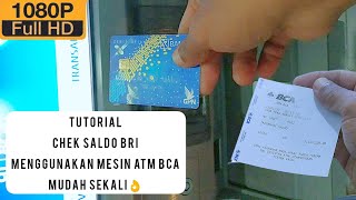 2 Menit saja  pasti bisa,cara chek saldo  Bank  BRI, menggunakan mesin ATM BCA trend 2023‼️ by Yumat Official 293 views 1 year ago 2 minutes, 39 seconds