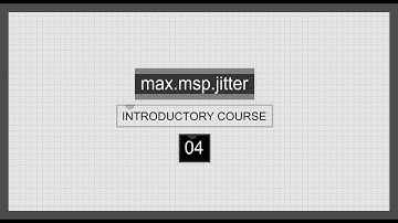 Max/MSP/Jitter Introductory Course | 04 | Hot and Cold Inlets