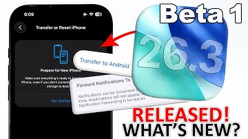 iOS 26.3 Beta 1 Released! - BIG UPDATE❗️(Transfer to Android and More!)