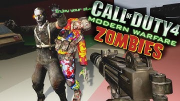 "Call of Duty 4: Modern Warfare" ZOMBIES MODE! CoD4 Mod Gameplay
