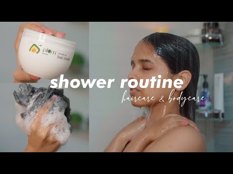 Sunday shower routine - haircare & bodycare