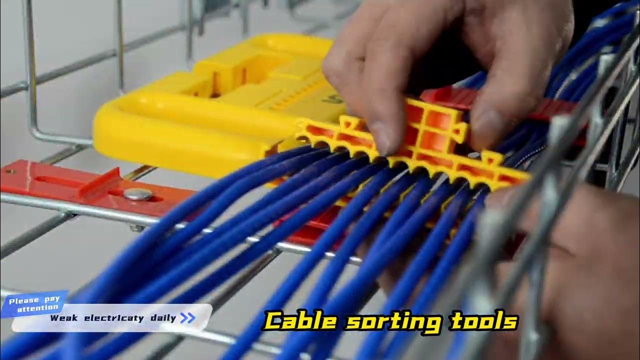 Cable sorting tools, detail cable organization process YouTube