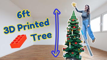 I built a Lego Inspired Christmas Tree
