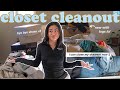 SATISFYING CLOSET CLEANOUT 2021! decluttering, organizing, + listing everything!