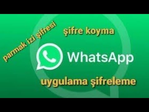 WhatsApp şifre koyma . Parmak izi kilidi.  Kolay ve Basit Yöntem