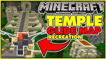 Minecraft Console Temple Glide Minigame Map in Bedrock Edtion!?