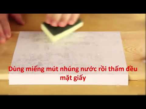 Hướng dẫn in hình lên gỗ một cách đơn giản