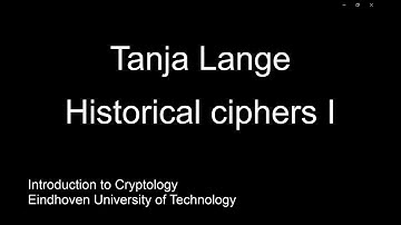 Historical  ciphers I
