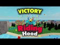 Roblox riding hood good ending