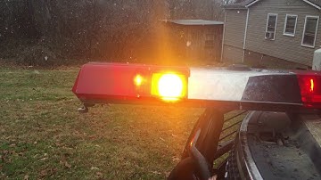 California fire Spec Code3 XL lightbar