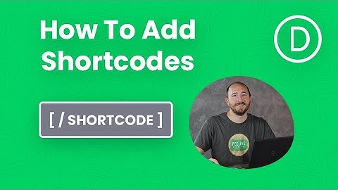 How To Add Shortcodes In Divi