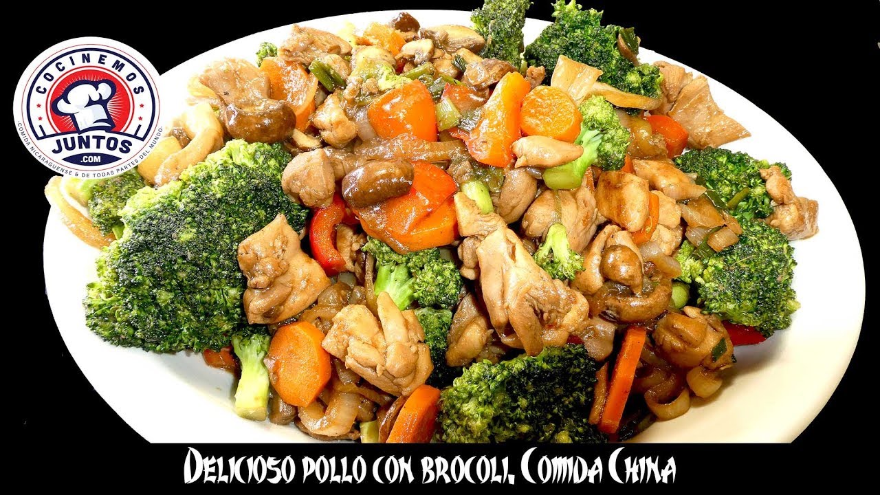 Delicioso pollo con brócoli ? Comida china - YouTube