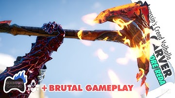 SCALE CARVER Fire Axe Brutal Gameplay Dragon Knight Pack Showcase Assassins Creed Valhalla