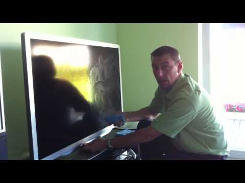 Televiisori ekraani Veetapesu puhastusvahaga puhastamine - 3