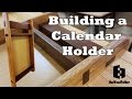 Build wall mounted Calendar Holder from hard wood Build wall mounted Calendar Holder from hard wood