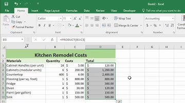 How To Create Formulas in Excel to Calculate Costs