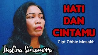 HATI DAN CINTAMU CIPTAAN OBBIE MESAKH COVER JUSLINA SIMAMORA