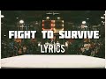 Fight to survive  stan bush  lyrics 