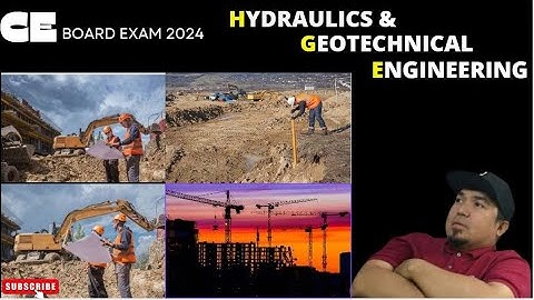 CE Board HGE Problem  # 5  (Hydraulics and Geotechnical Engineering) APRIL 2024