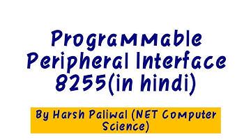 8255 Programmable Peripheral Interface