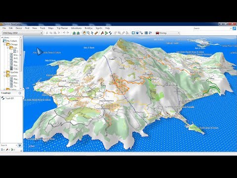 Garmin Basecamp adding 3D Maps with DEM Digital Elevation Model