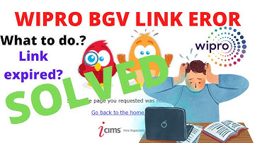 How to resolve BGV link in #wipro.?|| BGV Link issue Resolved || #bgvlink #backgroundverification
