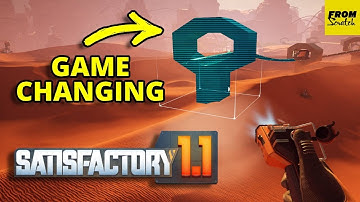 Building Railways is Now 100x EASIER! in Satisfactory 1.1