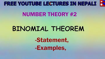 Binomial Theorem || Number Theory #2||
