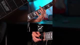Triads guitar tutorial (Dm, A7) #guitar #guitartutorial #guitarlessons #guitarist #tabs