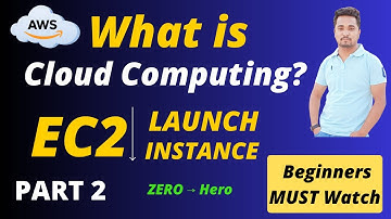 📌 What is Cloud Computing? | AWS EC2 Launch Instance Step-by-Step