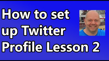 Twitter Account and Profile settings
