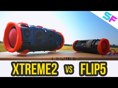 JBL Xtreme 2 vs JBL Flip 5 Extreme Bass Test Without Grill