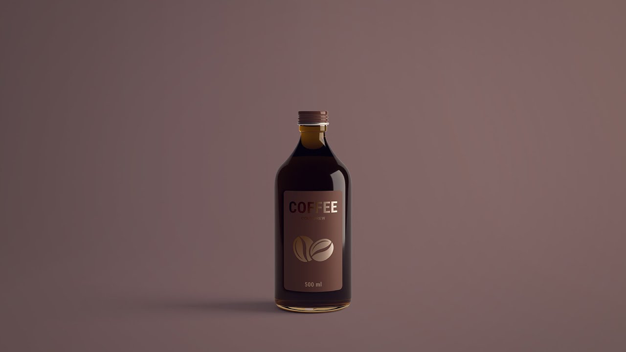 Coffee Bottle MD Mock-Up #1 V2.0 | How To Use - YouTube